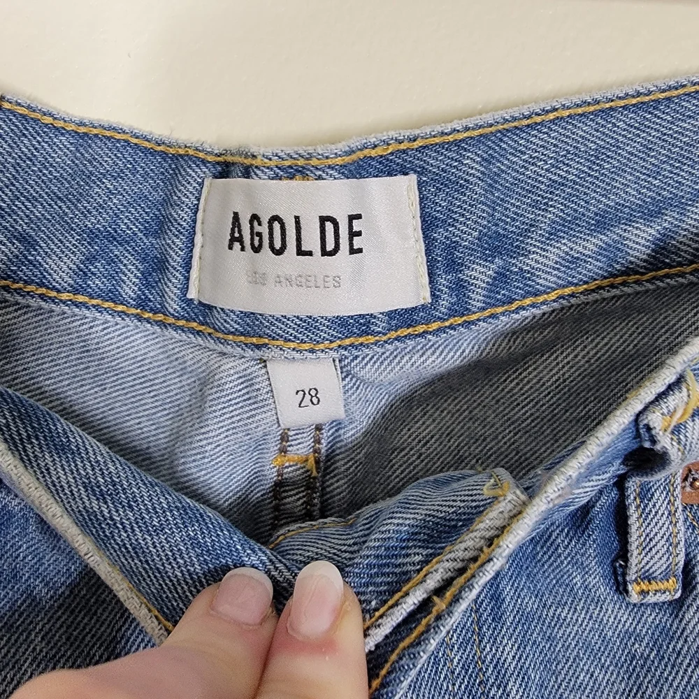 NWT Agolde Parker Short In Swampmeet Wash Size 28 - Picture 5 of 8